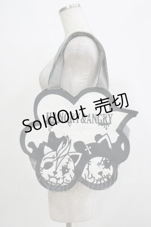 画像: HANGRY&ANGRY / H＆AフキダシトートBAG  ブラック H-25-12-06-074-HN-BG-KB-ZH