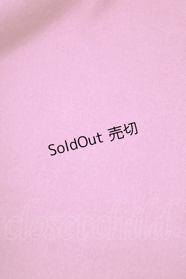 画像3: Jane Marple / ロゴEMBストール  ピンク H-25-12-06-075-JM-ZA-KB-ZH (3)