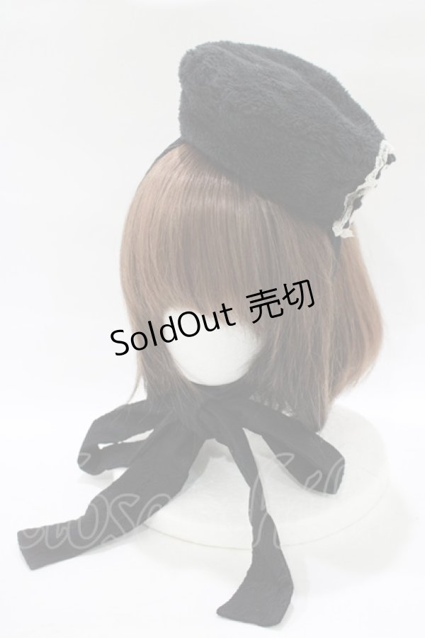 画像1: GRAMM / ボアミニハット  ブラック H-25-12-06-077-HN-AC-KB-ZH (1)