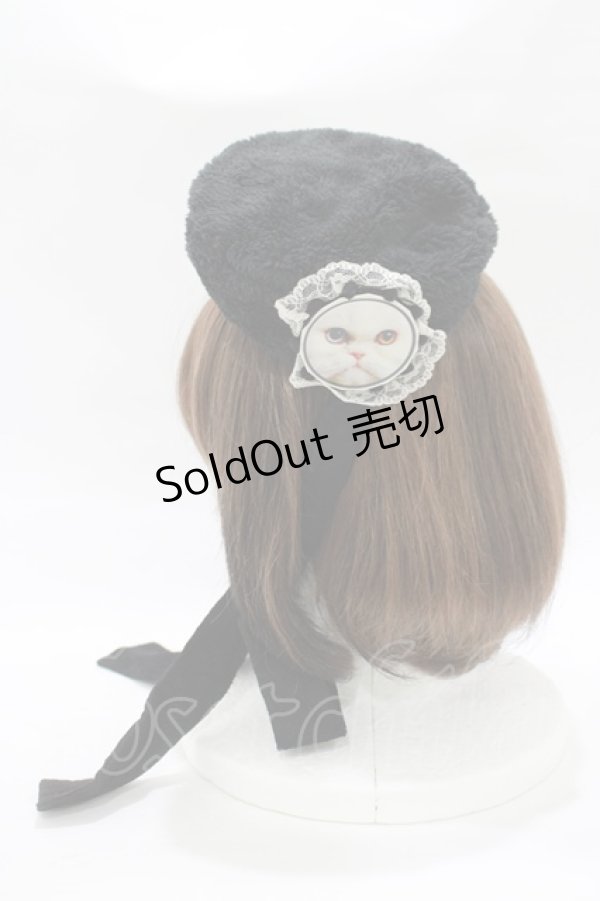 画像2: GRAMM / ボアミニハット  ブラック H-25-12-06-077-HN-AC-KB-ZH (2)