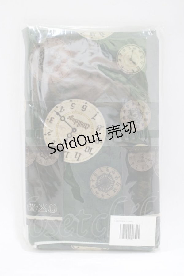 画像2: abilletage / Polka Dot Clock tights  モスグリーン H-25-12-06-079-GO-ZA-KB-ZH (2)