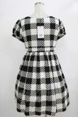 画像3: Emily Temple cute / Emilyギンガムパフスリーブワンピース M ブラック H-25-12-06-008-ET-OP-KB-ZH (3)