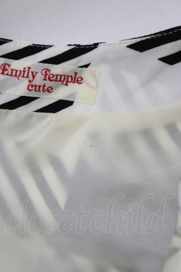 画像4: Emily Temple cute / Emilyギンガムパフスリーブワンピース M ブラック H-25-12-06-008-ET-OP-KB-ZH (4)