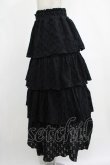 画像2: merry jenny / レースティアードスカート  ブラック H-25-12-06-018-LO-SK-KB-ZH (2)