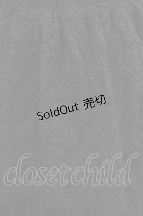 画像4: merry jenny / レースティアードスカート  ブラック H-25-12-06-018-LO-SK-KB-ZH (4)