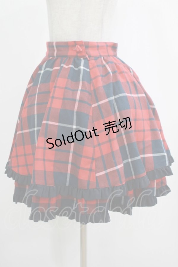 画像2: MILK / M'フリルスカート  赤 H-25-12-06-022-ML-SK-KB-ZH (2)