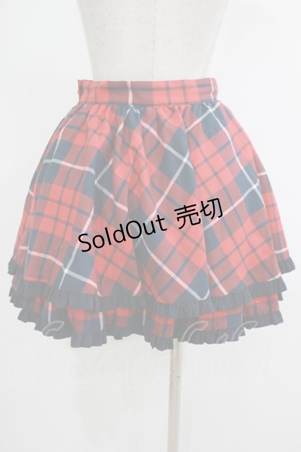 画像3: MILK / M'フリルスカート  赤 H-25-12-06-022-ML-SK-KB-ZH (3)