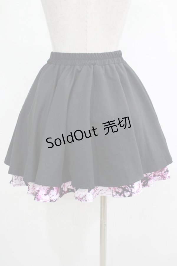 画像3: NieR CLOTHING / ZIPラインスカート  黒 H-25-12-06-023-PU-SK-KB-ZH (3)