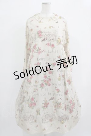 画像: Jane Marple Dans Le Salon / Val de Loire tablier dress  light beige H-25-12-07-003-JM-OP-KB-ZH