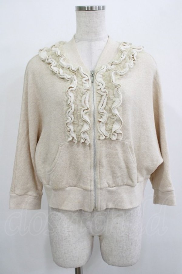 画像1: Emily Temple cute / ドルマンZIPカーデ  ゴールドベージュ H-25-12-07-029-ET-TO-KB-ZH (1)