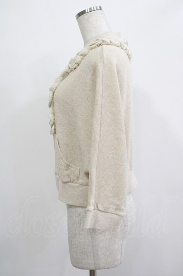 画像2: Emily Temple cute / ドルマンZIPカーデ  ゴールドベージュ H-25-12-07-029-ET-TO-KB-ZH (2)