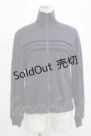 画像: Jane Marple Dans Le Salon / Velvet ribbon zip up  navy H-25-12-07-031-JM-TO-KB-ZH