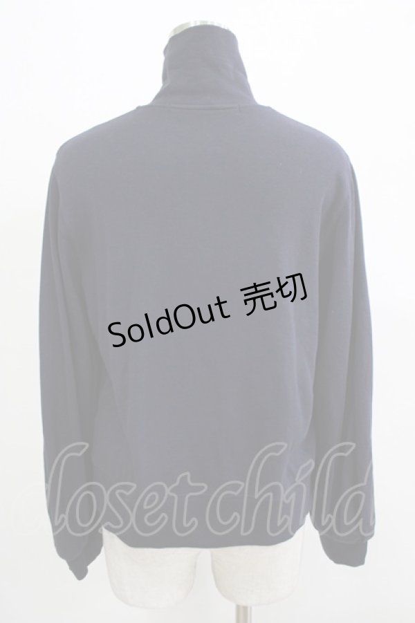 画像3: Jane Marple Dans Le Salon / Velvet ribbon zip up  navy H-25-12-07-031-JM-TO-KB-ZH (3)