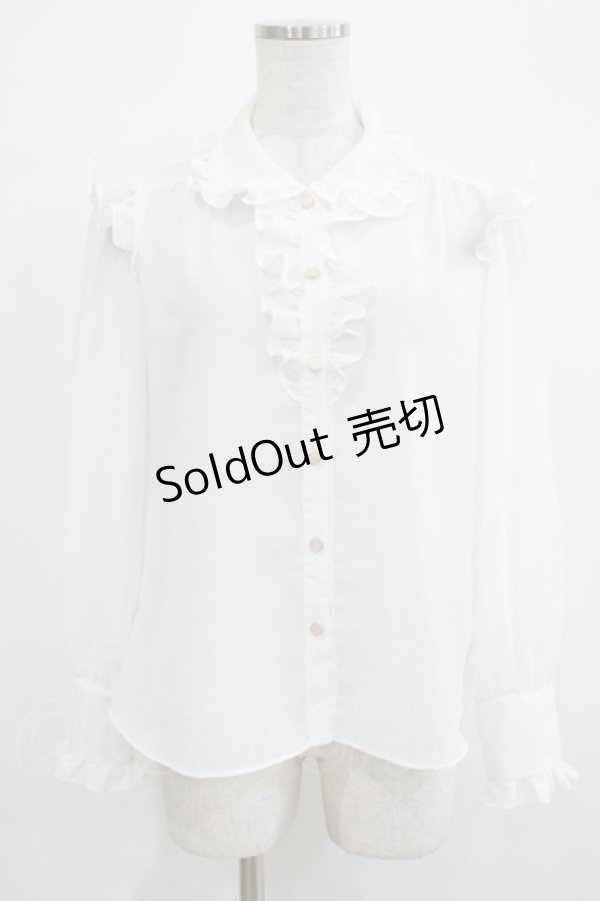 画像1: MILK / Romanticブラウス  オフ H-25-12-07-033-ML-BL-KB-ZH (1)