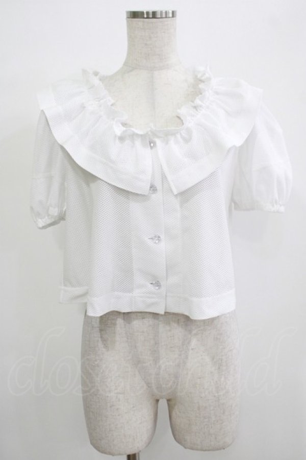 画像1: 【SALE】MILK / プチロックブラウス  オフ H-25-12-07-034-ML-BL-KB-ZT279 (1)