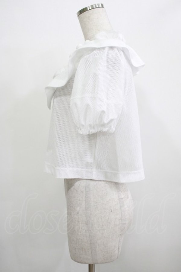 画像2: 【SALE】MILK / プチロックブラウス  オフ H-25-12-07-034-ML-BL-KB-ZT279 (2)