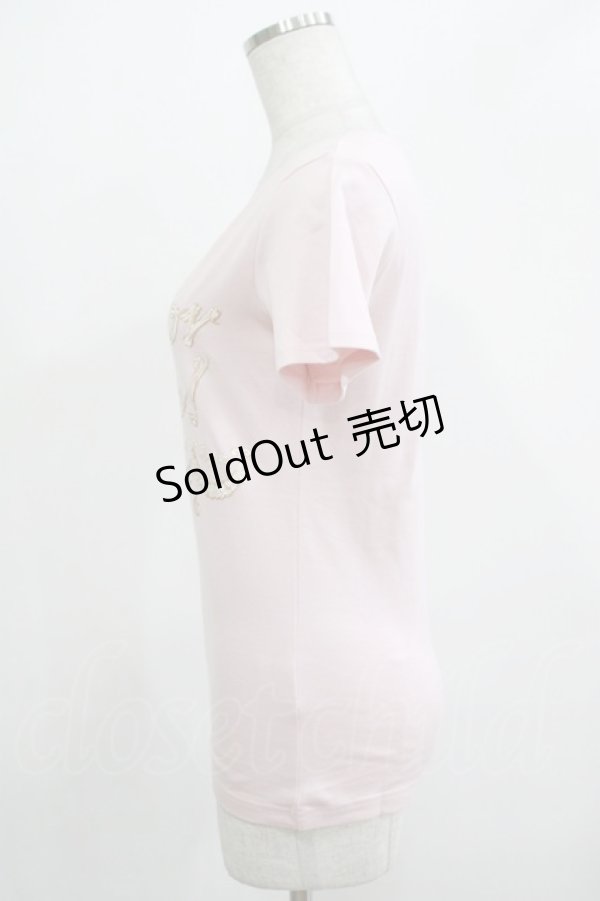 画像2: Q-pot. / 午後の紅茶コラボTシャツ  ピンク H-25-12-07-035-QP-TO-KB-ZH (2)