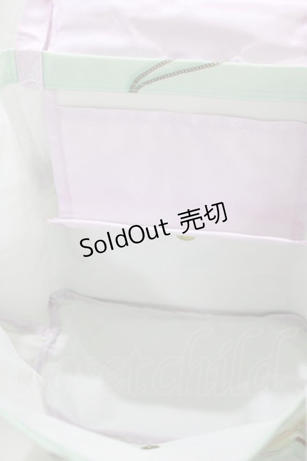 画像4: Q-pot. / シェルマカロントートバッグ   H-25-12-07-038-QP-BG-KB-ZH (4)