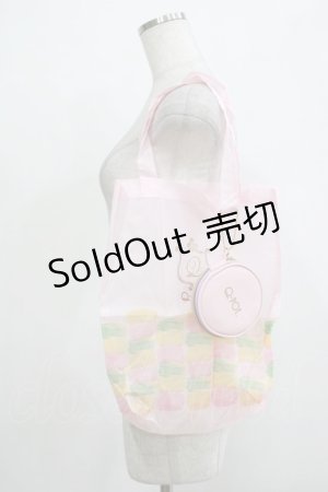 画像: Q-pot. / マカロンポーチ＆エコバッグ  ピンク H-25-12-07-039-QP-ZA-KB-ZH