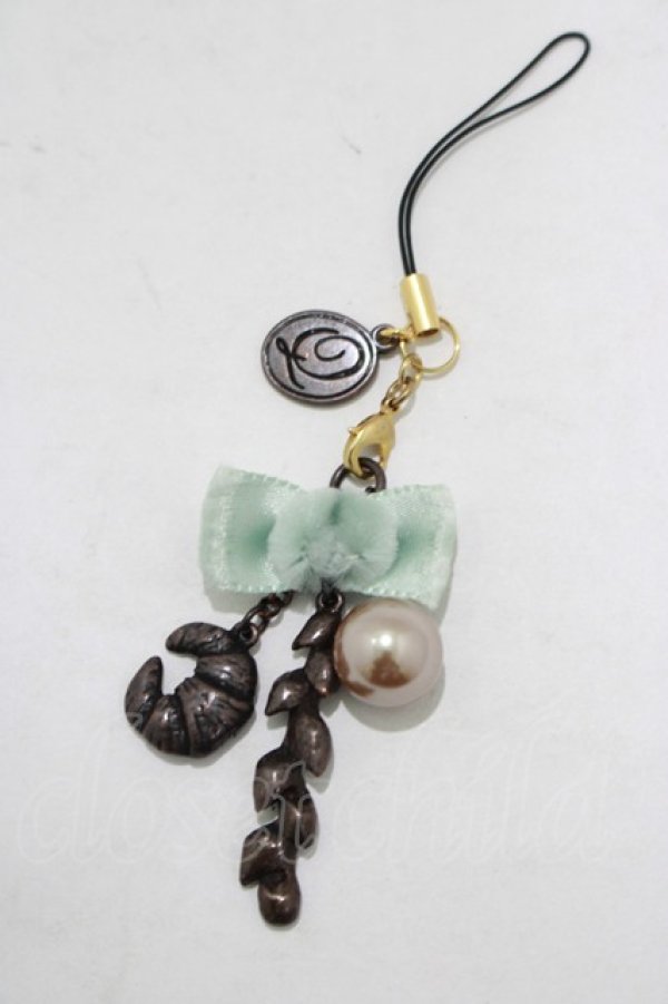 画像1: Q-pot. / チョコレートクロワッサンストラップ   H-25-12-07-041-QP-ZA-KB-ZH (1)