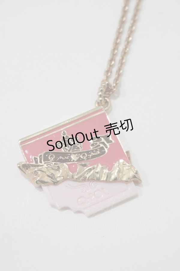 画像1: Q-pot. / Carre de Chocolat Necklace  ストロベリー H-25-12-07-052-QP-AC-KB-ZH (1)