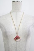 画像2: Q-pot. / Carre de Chocolat Necklace  ストロベリー H-25-12-07-052-QP-AC-KB-ZH (2)