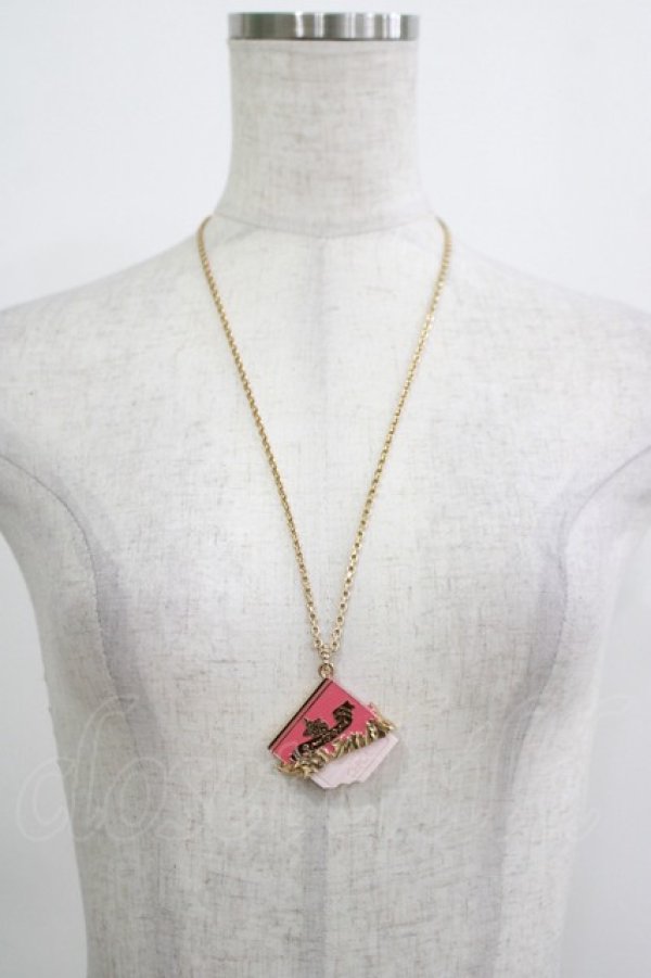 画像2: Q-pot. / Carre de Chocolat Necklace  ストロベリー H-25-12-07-052-QP-AC-KB-ZH (2)