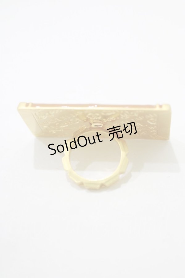 画像2: Q-pot. / ビターチョコレートバーリング 9号  H-25-12-07-055-QP-AC-KB-ZH (2)