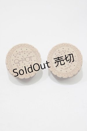 画像: Q-pot. / Round Milk Biscuitピアス  ミルクビスケット H-25-12-07-056-QP-AC-KB-ZH