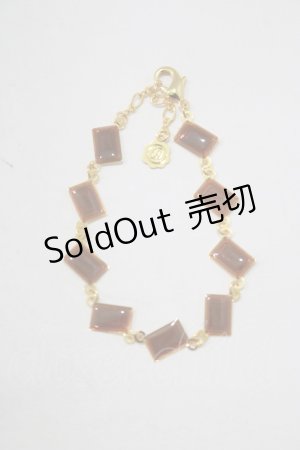 画像: Q-pot. / チョコレートチェーンブレスレット   H-25-12-07-057-QP-AC-KB-ZH