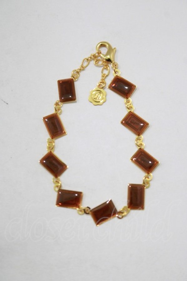 画像1: Q-pot. / チョコレートチェーンブレスレット   H-25-12-07-057-QP-AC-KB-ZH (1)