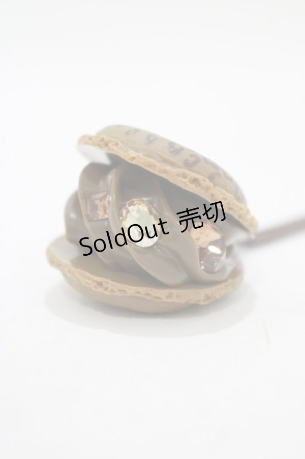 画像1: Q-pot. / ルクアレオパードマカロンネックレス   H-25-12-07-060-QP-AC-KB-ZH (1)