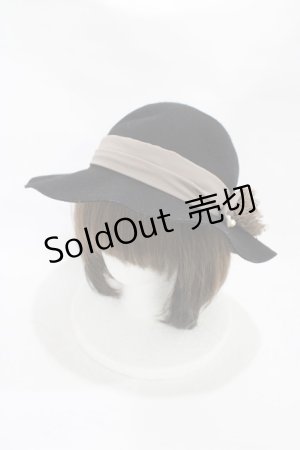 画像: axes femme / フェルトハット  ブラック H-25-12-07-1001-AX-AC-NS-ZH