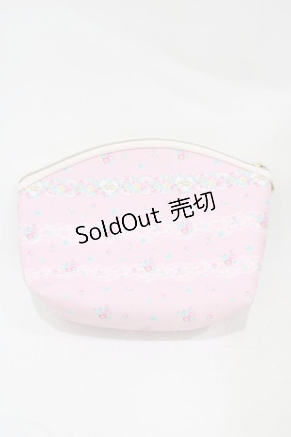 画像2: BABY,THE STARS SHINE BRIGHT / Le Bouquet de la Croix なポーチ  ピンク H-25-12-07-1005-BA-ZA-NS-ZH (2)