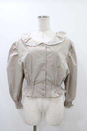 画像: Maison de FLEUR Petite Robe / コットンブラウス 表記なし オリーブ H-25-12-07-1034-EL-BL-NS-ZH