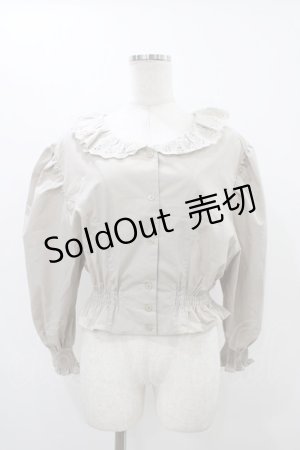 画像: Maison de FLEUR Petite Robe / コットンブラウス 表記なし オリーブ H-25-12-07-1034-EL-BL-NS-ZH