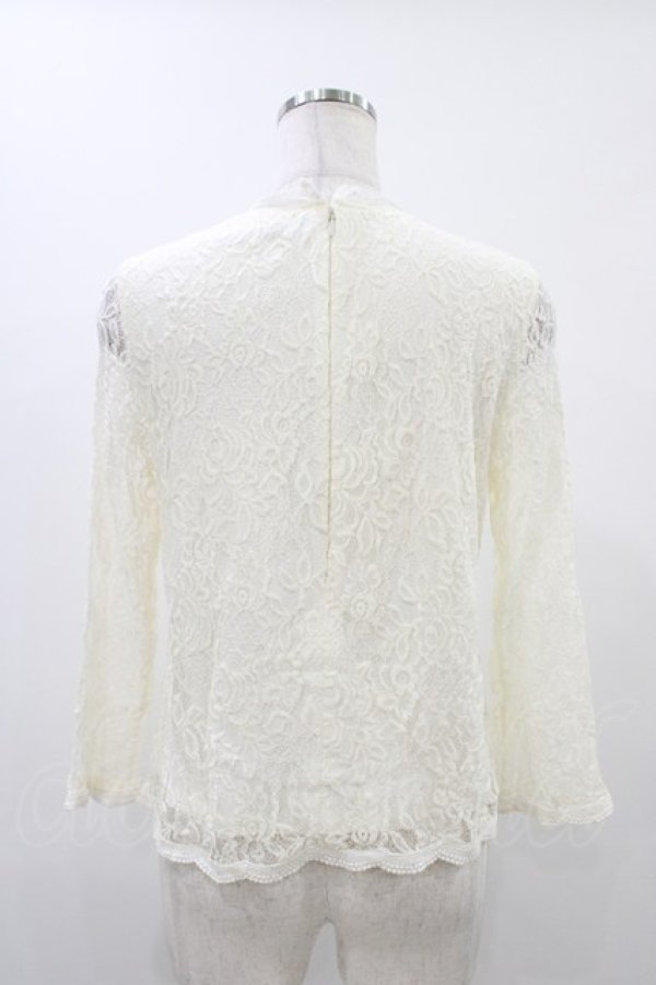 画像2: an another angelus / レーストップス Free オフホワイト H-25-12-07-1038-CA-TO-NS-ZH (2)