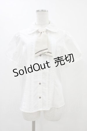 画像: Kurumi Collaboration / マリンアカデミアブラウス L ホワイト H-25-12-07-1042-0-BL-NS-ZH