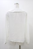 画像2: Amavel / 鍵刺繍ブラウス Free ホワイト/ネイビー H-25-12-07-1045-CA-BL-NS-ZH (2)