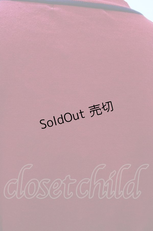 画像3: Fi.n.t / 袖口リボンバイカラーニットカーディガン Free RED/NV H-25-12-07-1050-CA-TO-NS-ZH (3)