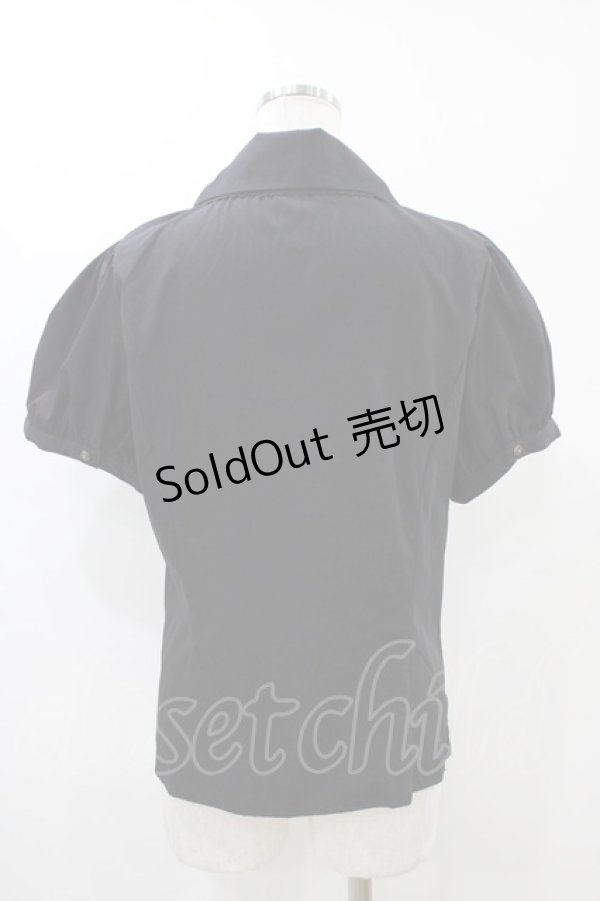 画像2: Kurumi Collaboration / マリンアカデミアブラウス L ブラック H-25-12-07-1054-0-BL-NS-ZH (2)