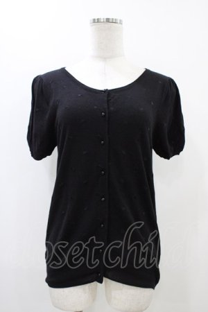 画像: Franche Lippee / カーディガン M ブラック H-25-12-07-1057-LO-TO-NS-ZH