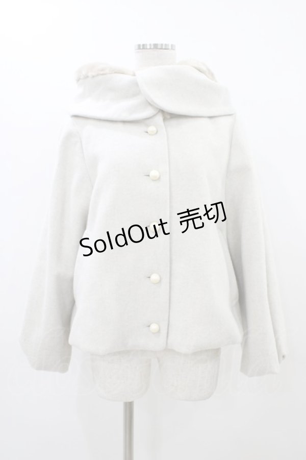 画像1: Franche Lippee / フードコート M グレー H-25-12-07-1061-LO-CO-NS-ZH (1)