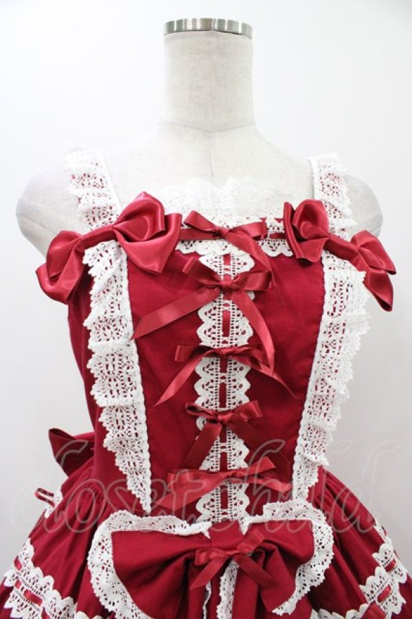 画像4: BABY,THE STARS SHINE BRIGHT / Petal fortune tellingジャンパースカート Free エンジ H-25-12-07-1011-BA-OP-NS-ZH (4)