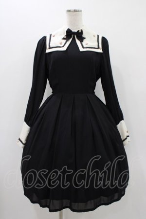 画像: Innocent World / ローズモチーフワンピース M ブラック H-25-12-07-1012-IW-OP-NS-ZH