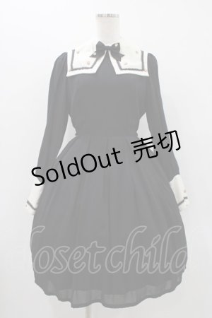 画像: Innocent World / ローズモチーフワンピース M ブラック H-25-12-07-1012-IW-OP-NS-ZH