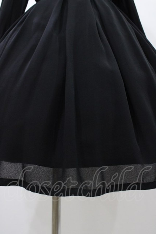 画像5: Innocent World / ローズモチーフワンピース M ブラック H-25-12-07-1012-IW-OP-NS-ZH (5)