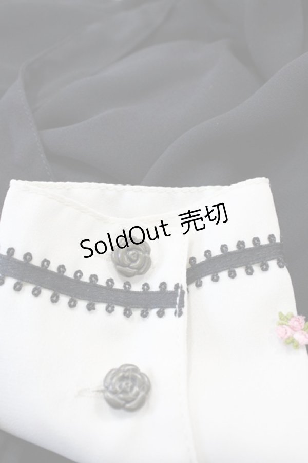 画像7: Innocent World / ローズモチーフワンピース M ブラック H-25-12-07-1012-IW-OP-NS-ZH (7)