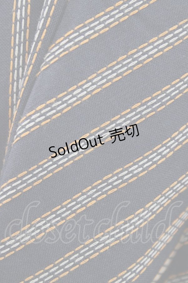 画像4: Fluff Mollie（海外ロリータブランド） / ストライプワンピース Free ネイビー H-25-12-07-1016-0-OP-NS-ZH (4)