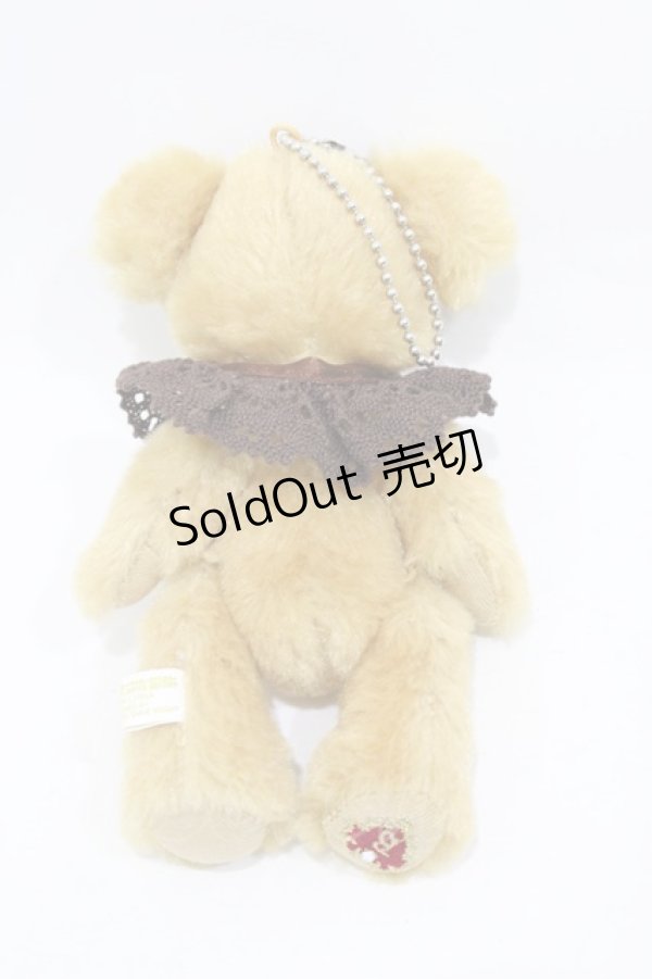 画像2: BABY,THE STARS SHINE BRIGHT / くまくみゃちゃんストラップ  ミルクティー H-25-12-07-1003-BA-ZA-NS-ZH (2)